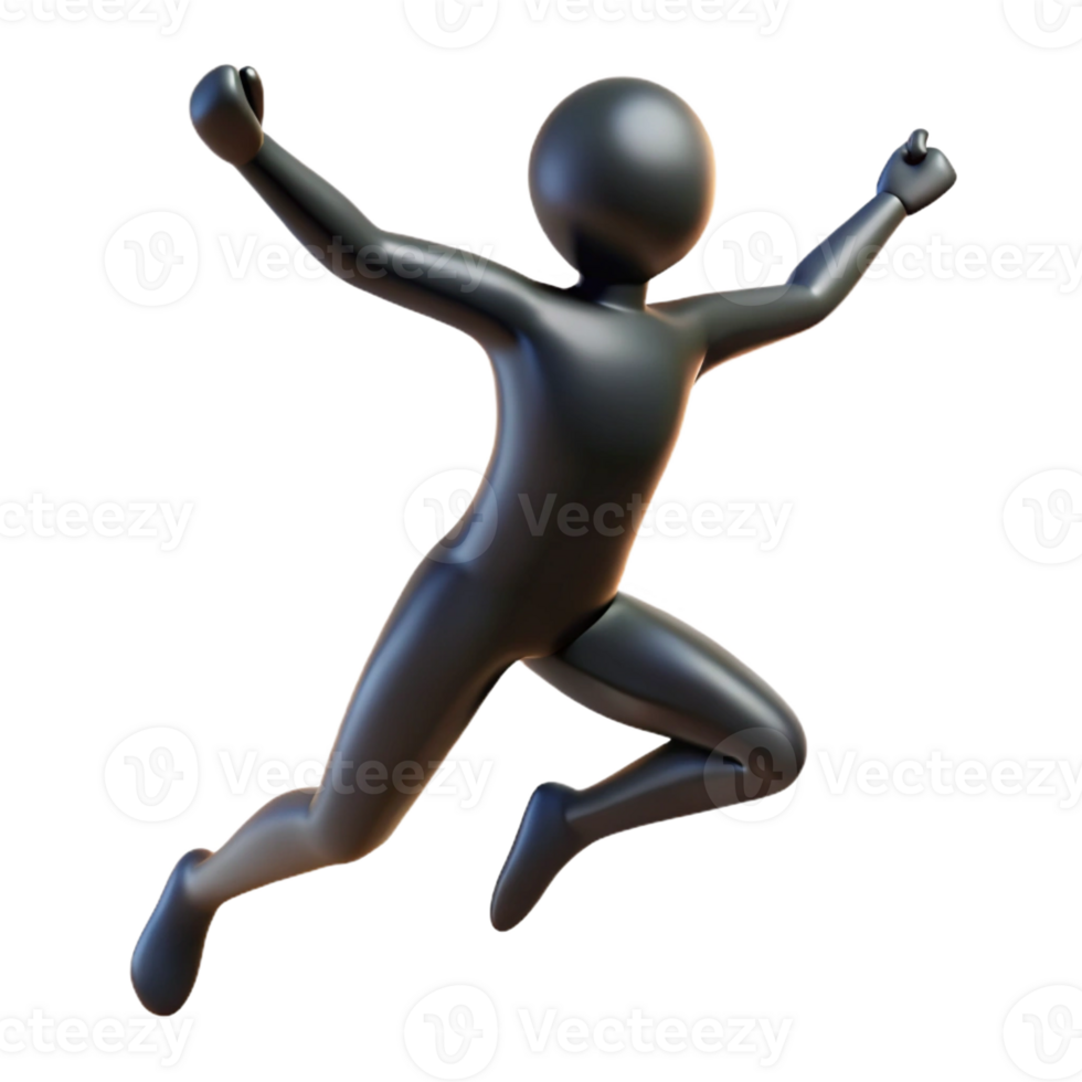 serene rustic A human silhouette jumping, dynamic pose, stark contrast lighting, minimalist action shot exclusive png