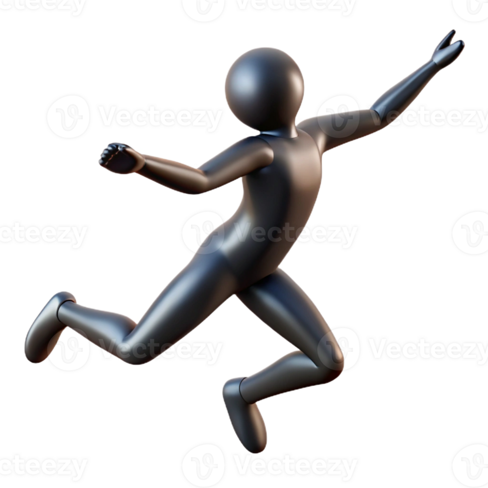 elegant vintage A human silhouette jumping, dynamic pose, stark contrast lighting, minimalist action shot exclusive png