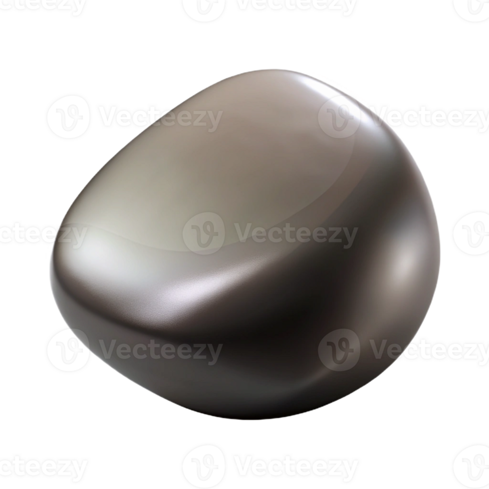 impressive classic A single, polished river stone, grey and smooth, with a dramatic, chiaroscuro lighting setup exclusive png