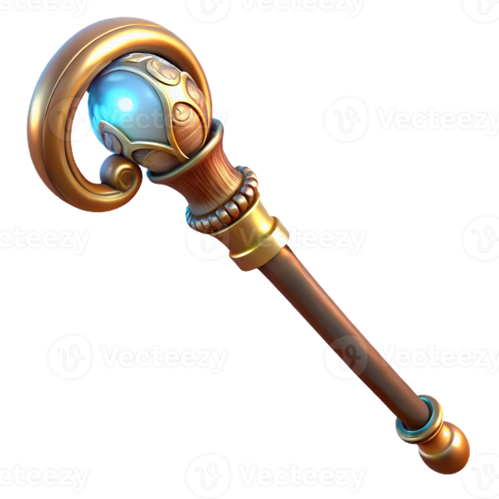 dramatic abstract An elegant steampunk cane with a hidden blade and intricate carvings, illuminated by a soft glow, baroque style detailed png