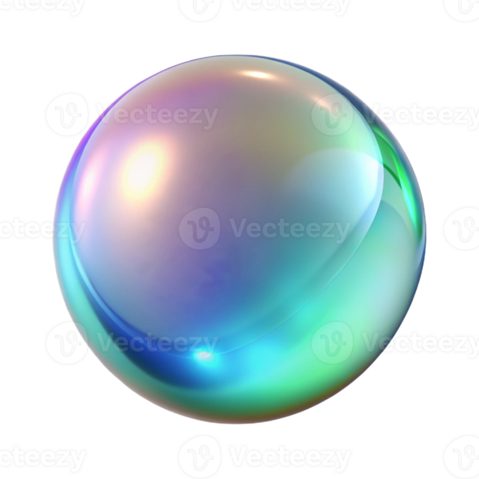 impressive contemporary A single, floating soap bubble, iridescent and shimmering, lit by a soft, ethereal light high resolution png