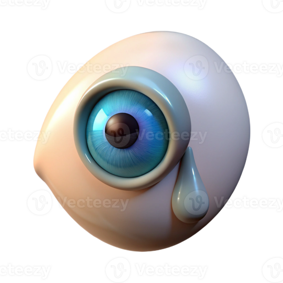 elegant artistic A human eye shedding a single tear, realistic rendering, dramatic chiaroscuro lighting, minimalist emotional portrait exclusive png