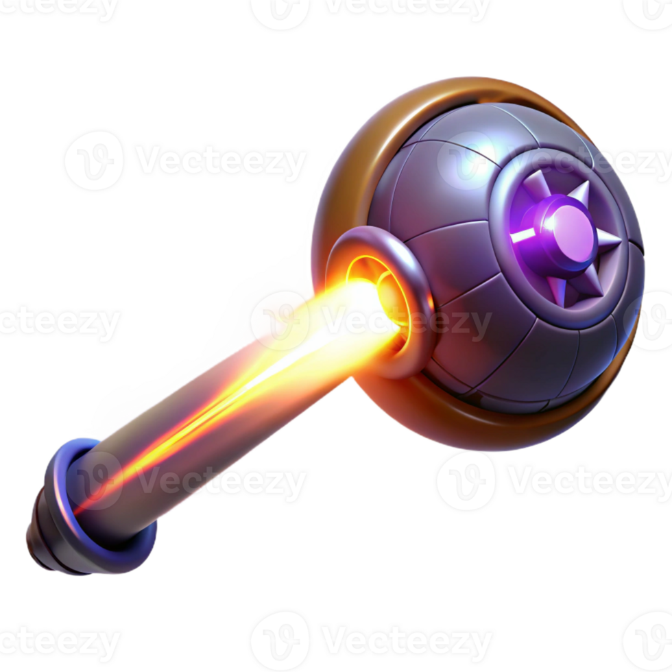 serene minimalist A powerful energy beam cuts through the night sky, obliterating a target. Intense light and color, sci-fi action style premium png