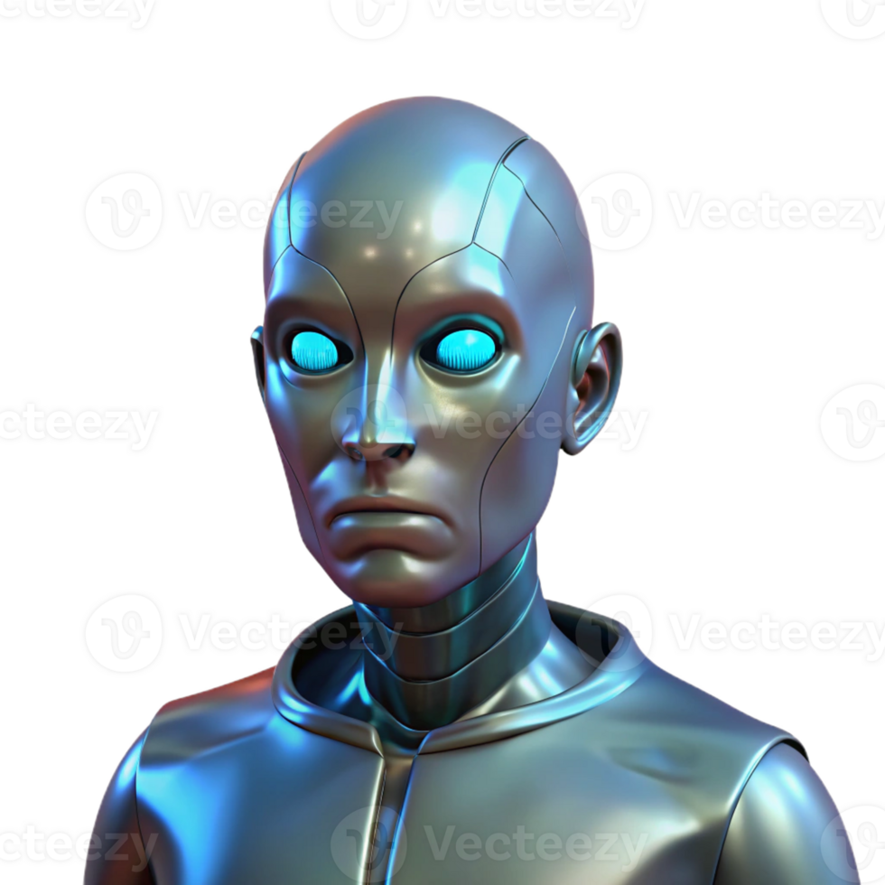 impressive abstract A genetically modified human with metallic skin, staring blankly into the void, lit by a cold, clinical light, biopunk and unsettling, detailed png