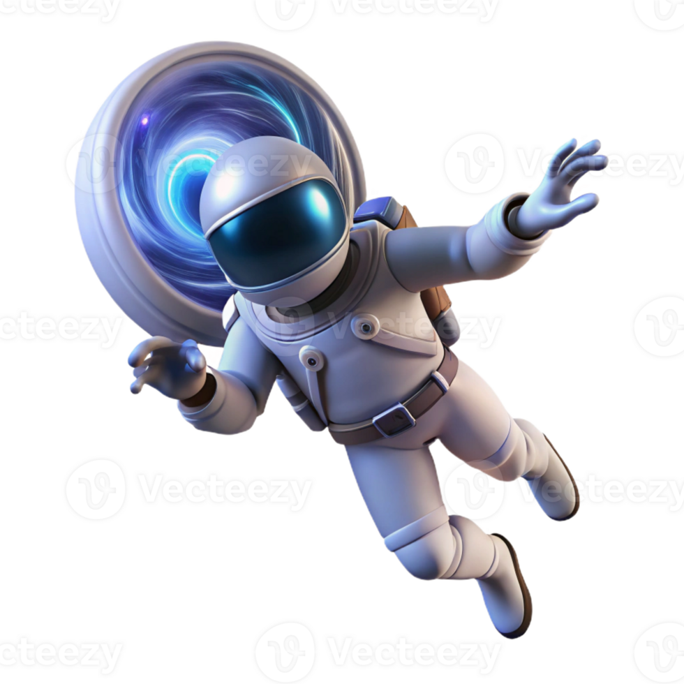 elegant modern A lone astronaut, adrift in the inky blackness of space, reaching out towards a distant, pulsating quasar. Photorealistic style, dramatic lighting detailed png
