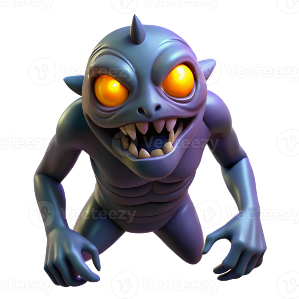 serene rustic A genetically modified creature with glowing eyes lurking in the shadows of a derelict building, illuminated by moonlight, horror and suspenseful, high resolution png