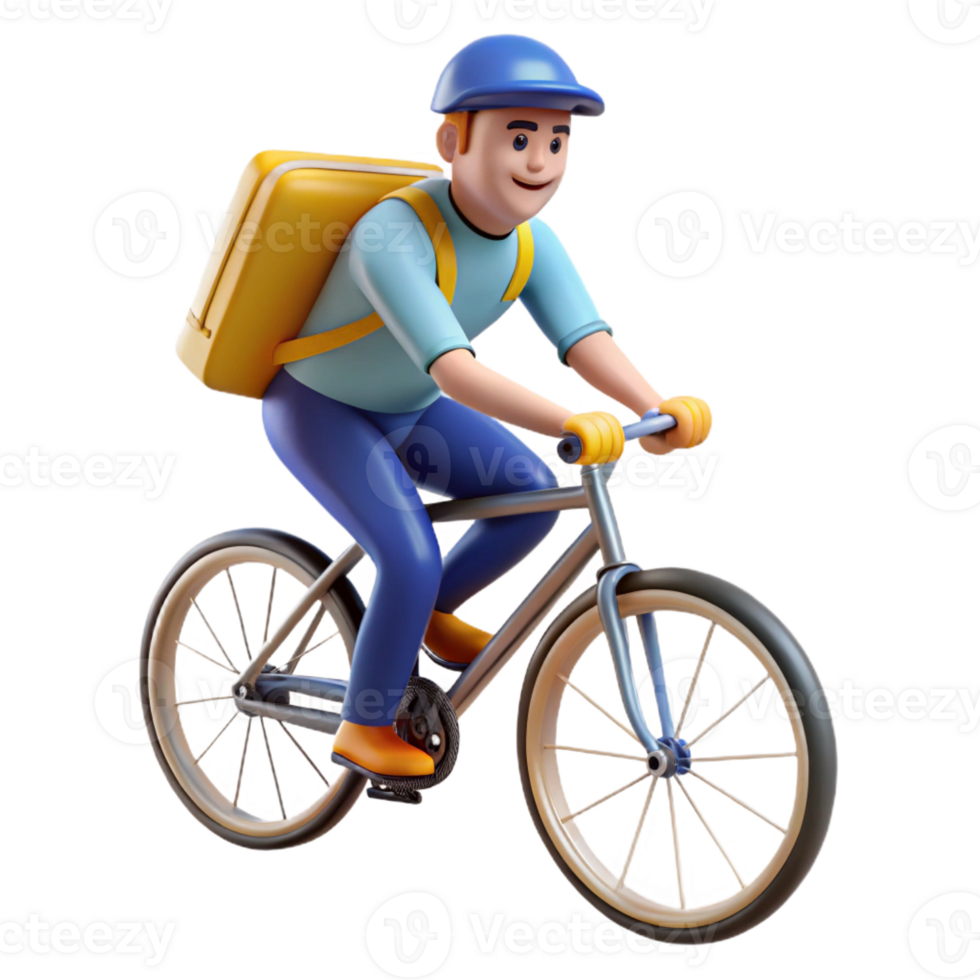 vibrant traditional Bicycle messenger weaving through traffic, motion blur, dynamic composition, street photography style premium png