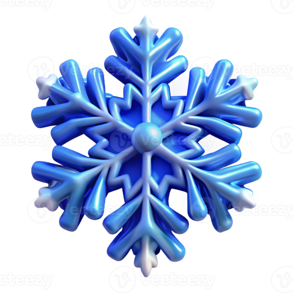 magnificent classic A single, perfect snowflake, its intricate structure visible, lit by a cool, blue light. Macro photography, scientific style original png