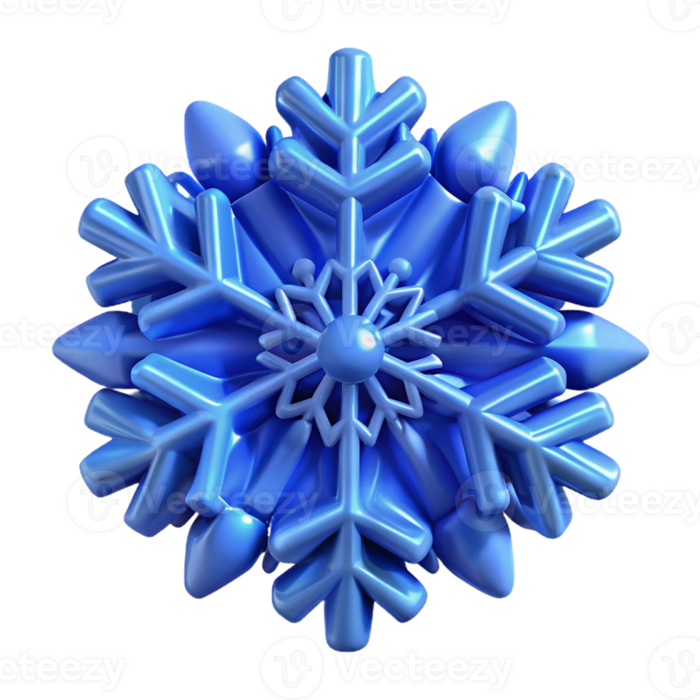 beautiful modern A single, perfect snowflake, its intricate structure visible, lit by a cool, blue light. Macro photography, scientific style original png