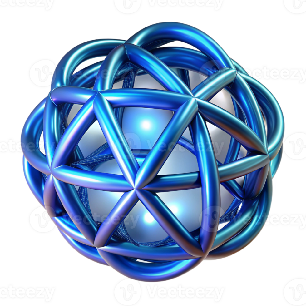 dramatic contemporary A network of interwoven lines and curves, reflecting a bright, specular light, in a futuristic, geometric style exclusive png