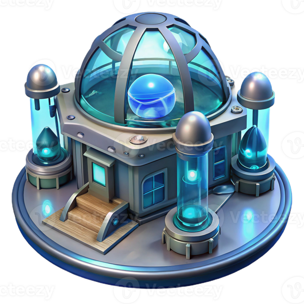 beautiful minimalist A futuristic underwater research facility, bioluminescent lighting, science fiction style professional png