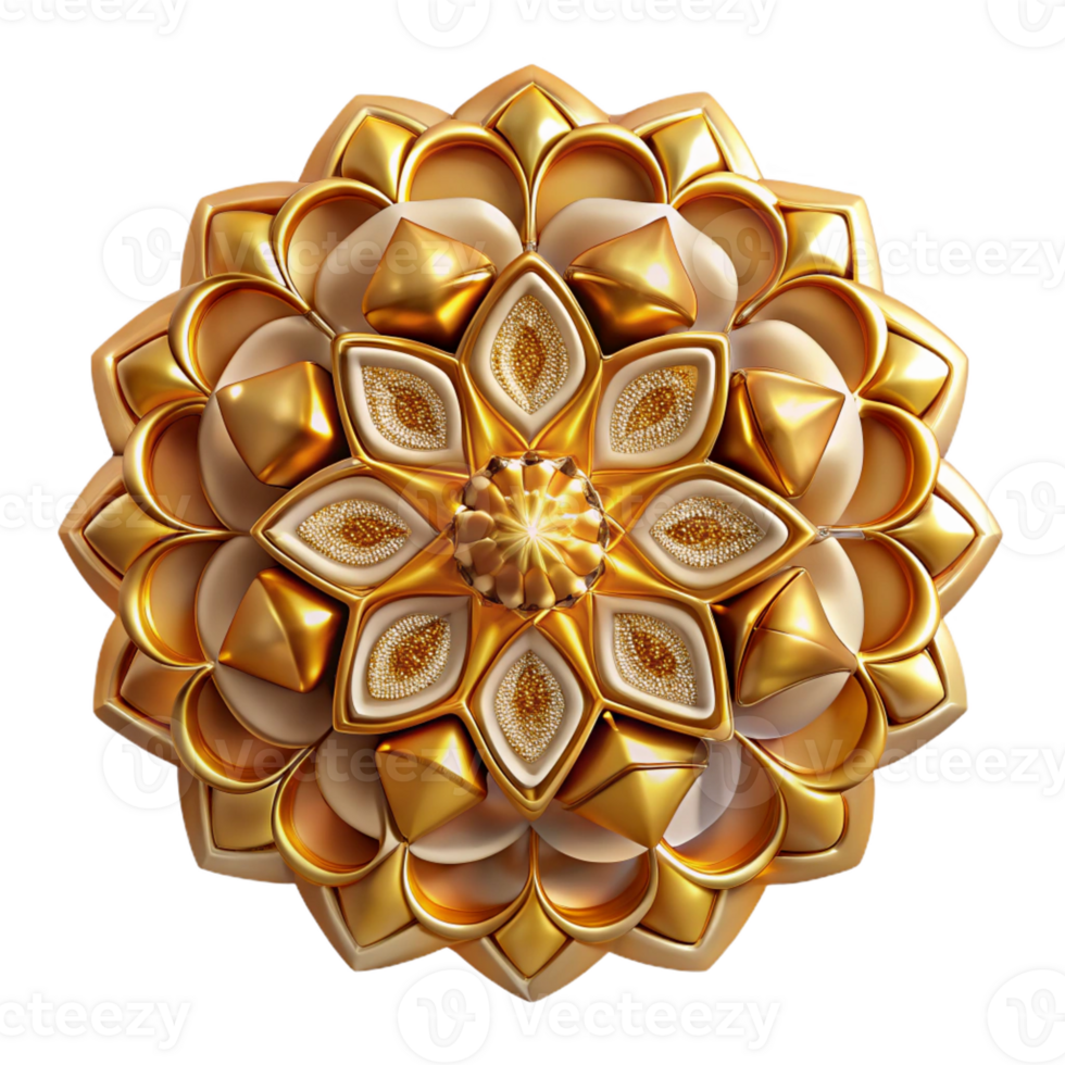 wonderful rustic An intricate mandala formed from celestial bodies, radiating a soft, golden light. Geometric, spiritual style original png