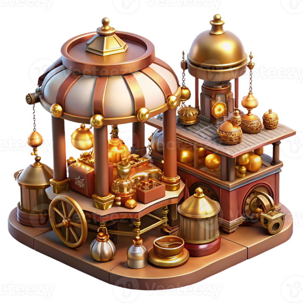 beautiful creative A majestic steampunk automaton resembling a mythical griffin, with brass wings and glowing crystal eyes, dramatically lit, surreal style high quality png