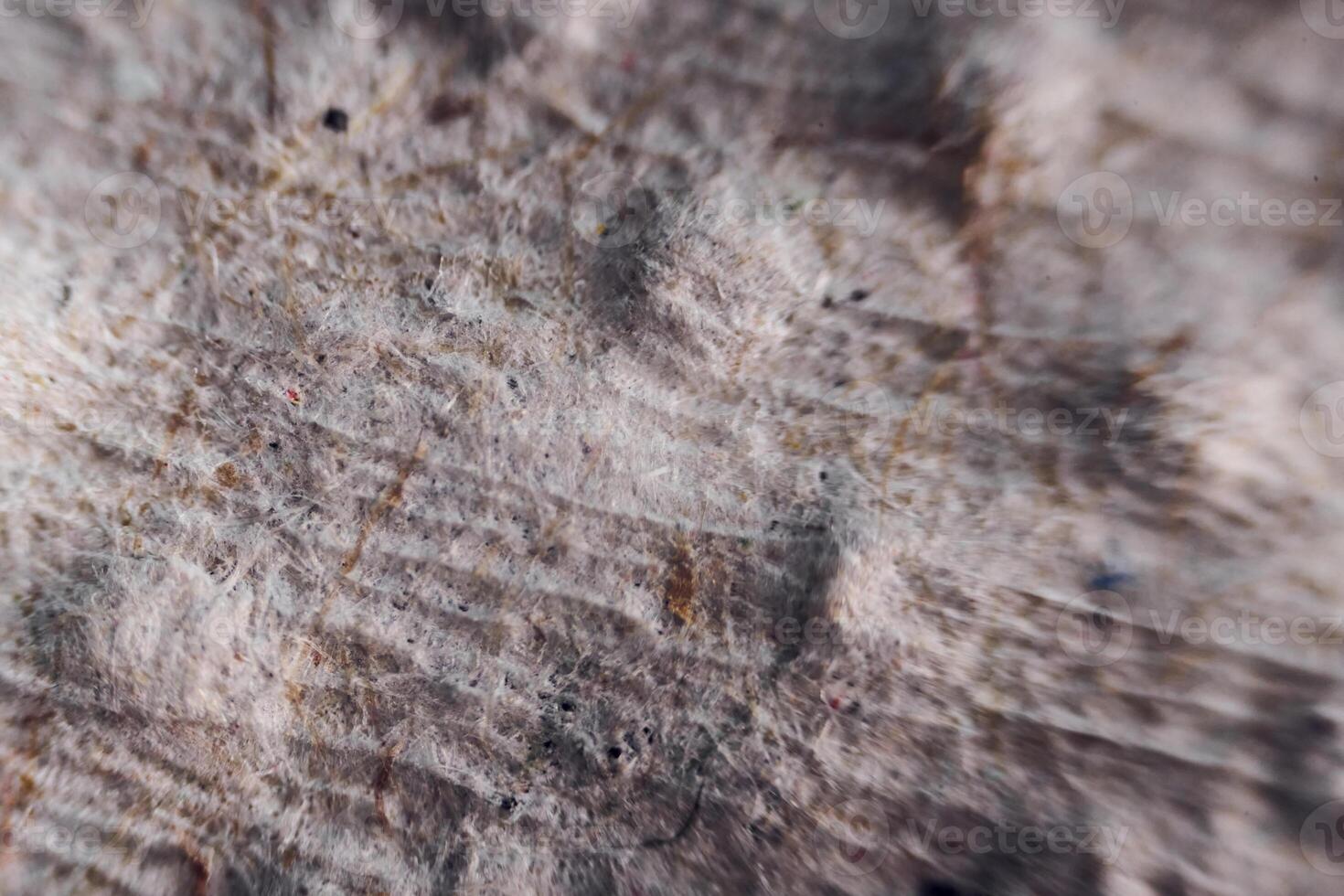 Paper sheet under the microscope. Close up view photo