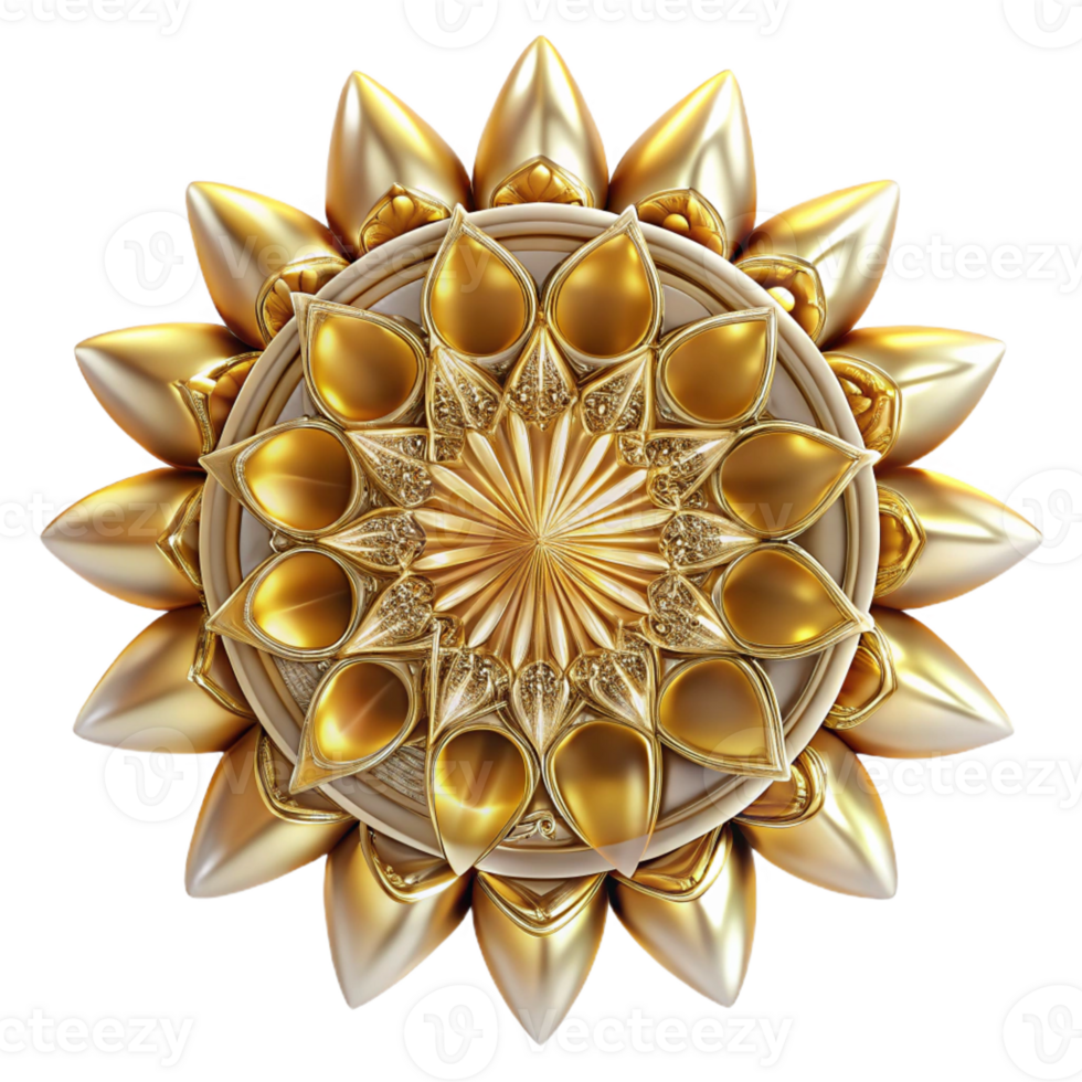 beautiful minimalist An intricate mandala formed from celestial bodies, radiating a soft, golden light. Geometric, spiritual style professional png