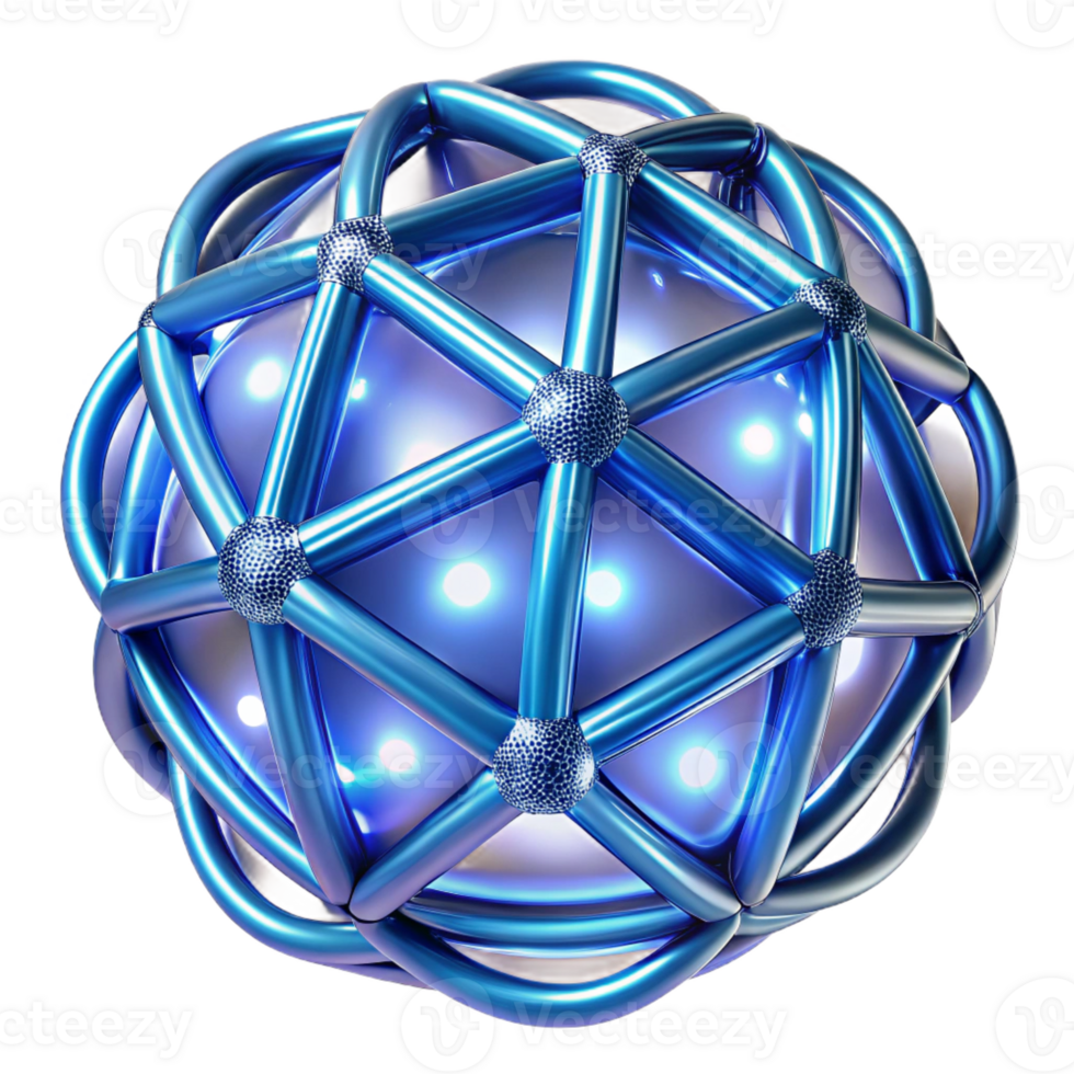 serene traditional A network of interwoven lines and curves, reflecting a bright, specular light, in a futuristic, geometric style premium png