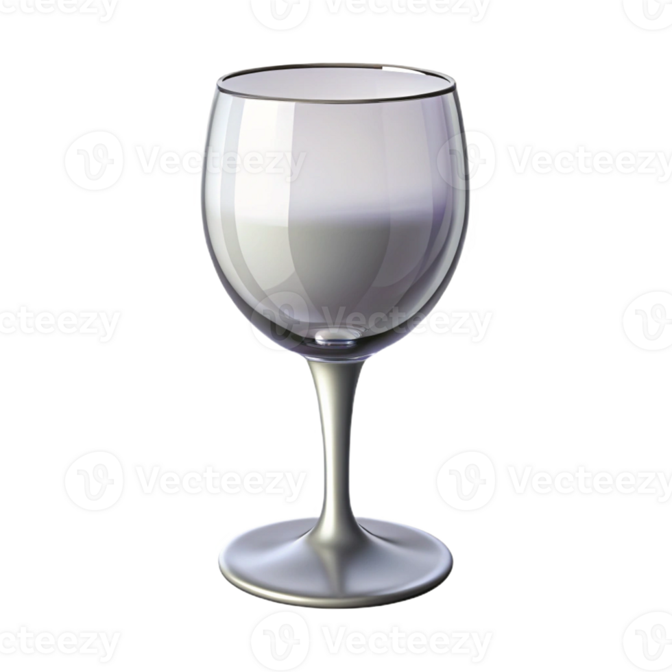 serene creative A single, empty wine glass, crystal clear, bright studio lighting, minimalist still life genuine png