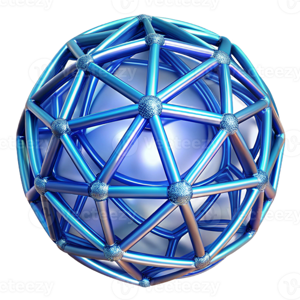 stunning minimalist A network of interwoven lines and curves, reflecting a bright, specular light, in a futuristic, geometric style professional png