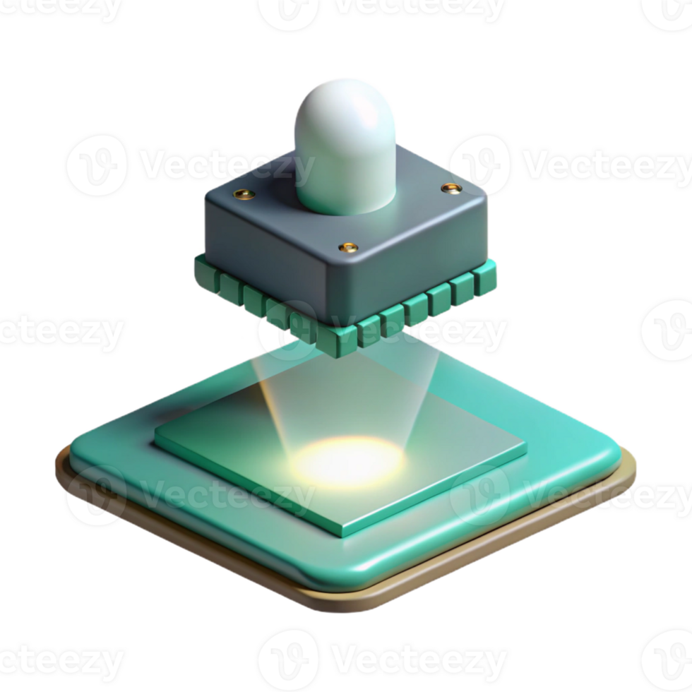 elegant contemporary A single circuit board floating in zero gravity, illuminated by a single spotlight, minimalist style professional png