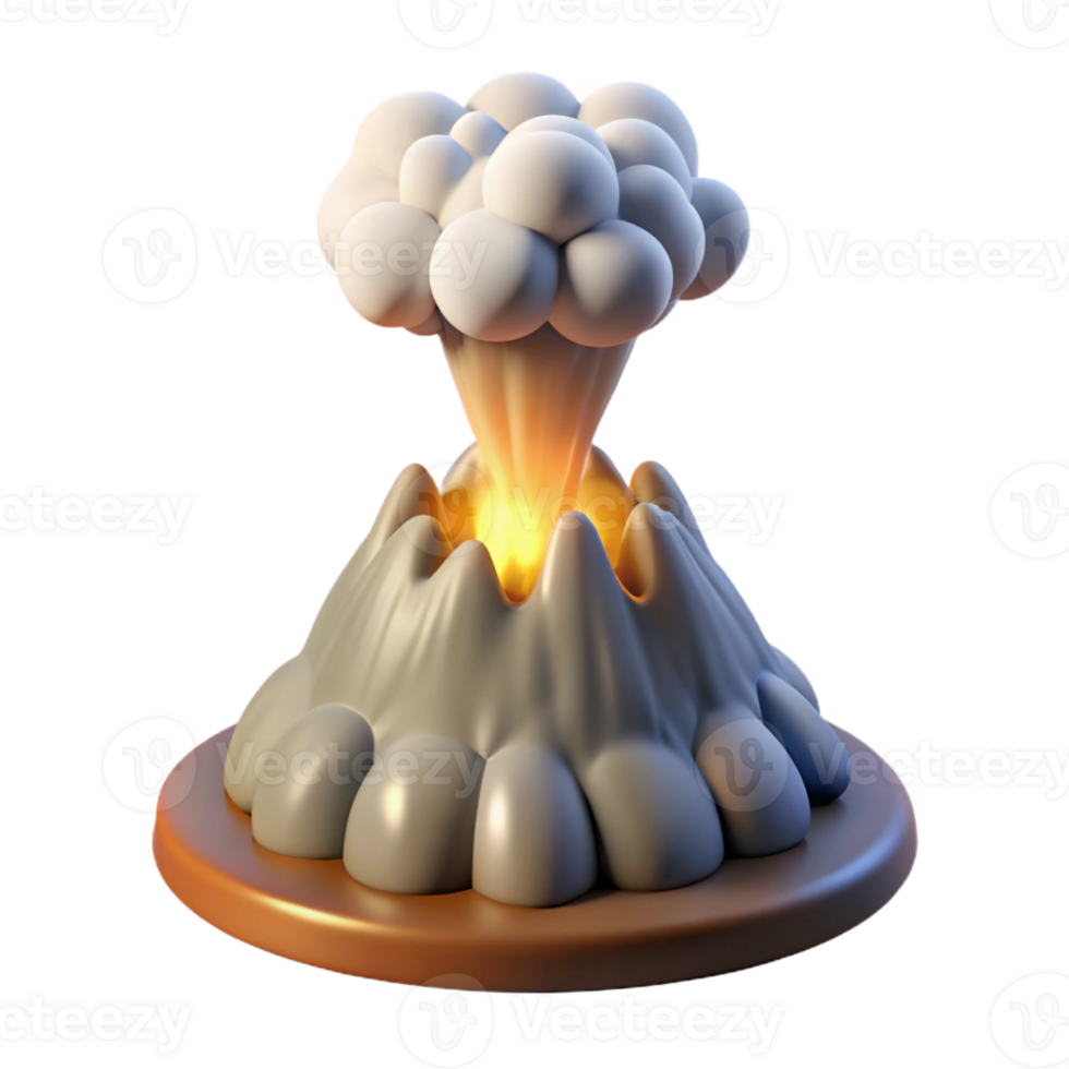 extraordinary minimalist A geyser erupting, steamy lighting, dynamic style professional png