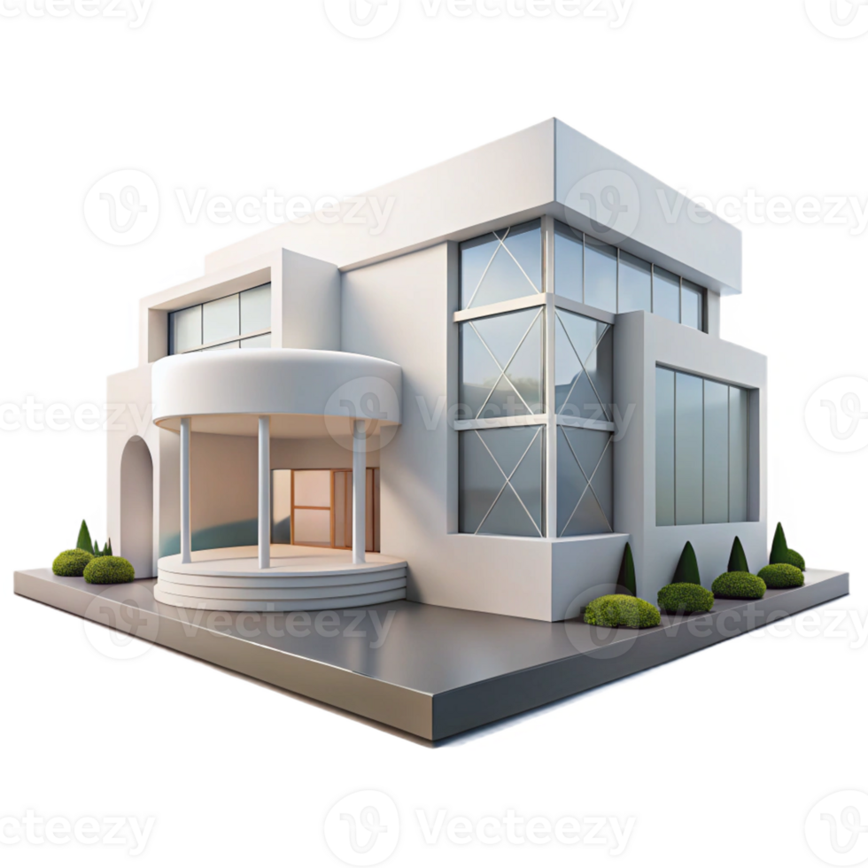 elegant rustic Modern art museum, minimalist design, white walls, large windows, natural light, contemporary style premium png