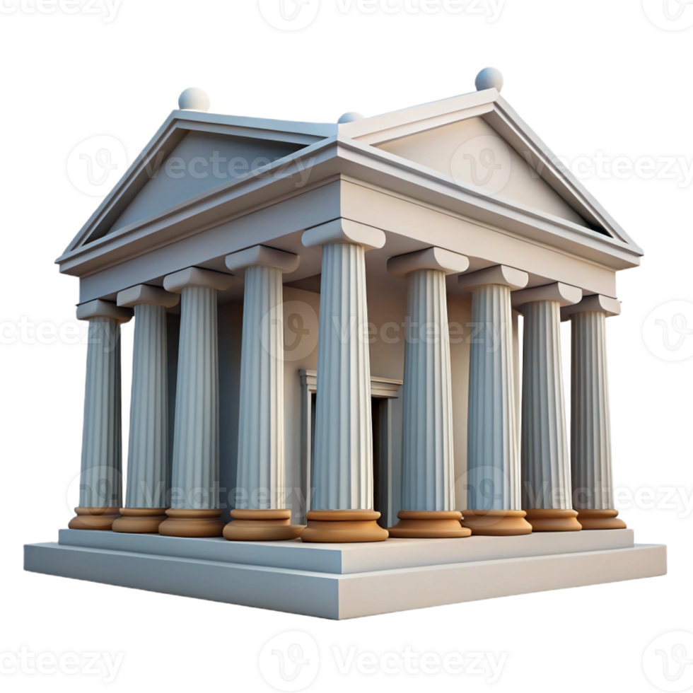 impressive creative Neoclassical government building, grand columns, symmetrical facade, soft daylight, highly detailed, Neoclassical style professional png