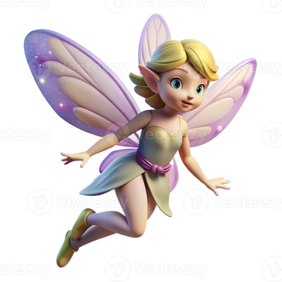beautiful traditional A playful pixie with gossamer wings, flitting through a moonlit meadow scattering pixie dust. Fantasy art style. Soft, ethereal lighting professional png