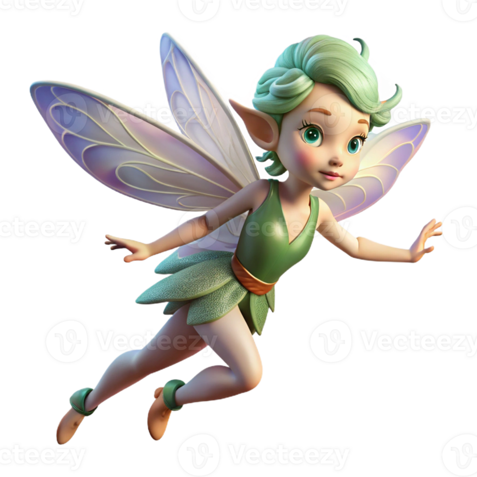 elegant artistic A playful pixie with gossamer wings, flitting through a moonlit meadow scattering pixie dust. Fantasy art style. Soft, ethereal lighting high quality png