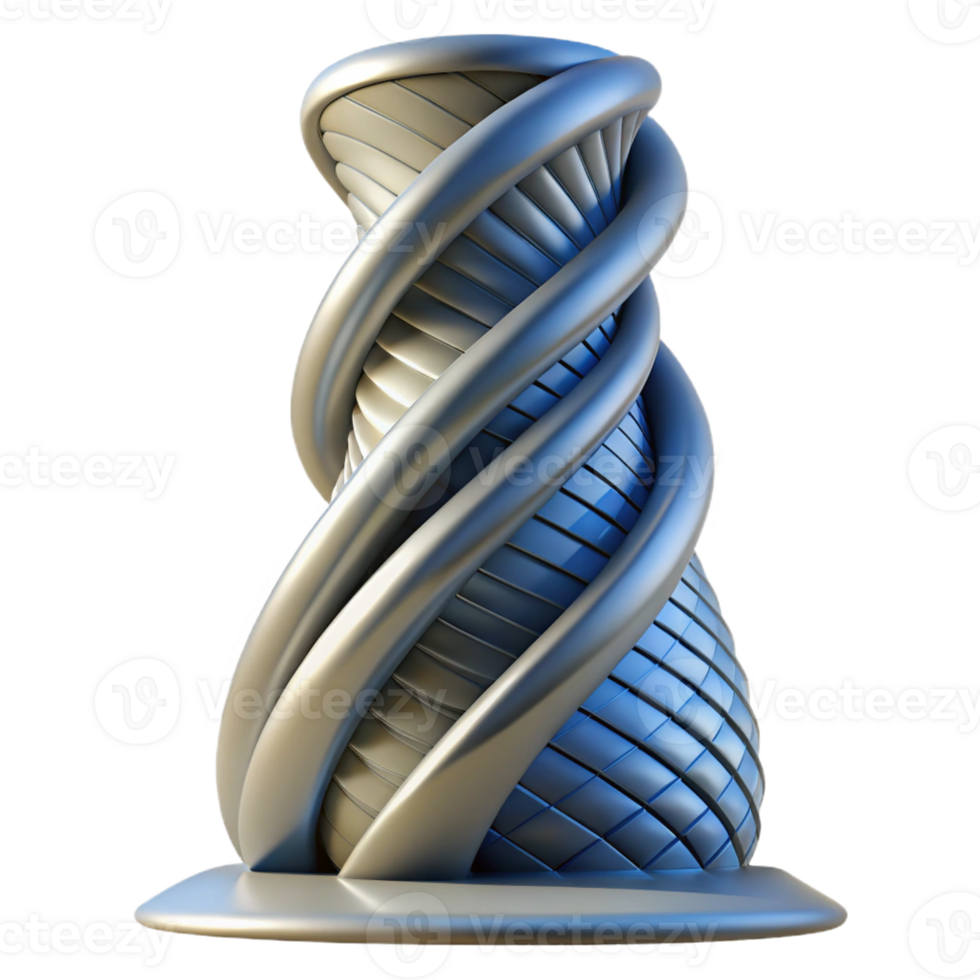 dramatic contemporary Conceptual skyscraper, twisting form, innovative materials, avant-garde style high resolution png