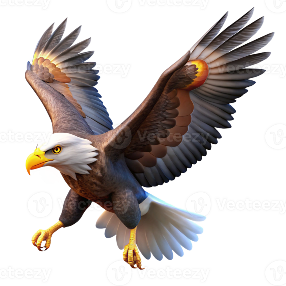 stunning rustic A majestic bald eagle soaring through a thunderstorm, illuminated by flashes of lightning, in a photorealistic style exclusive png