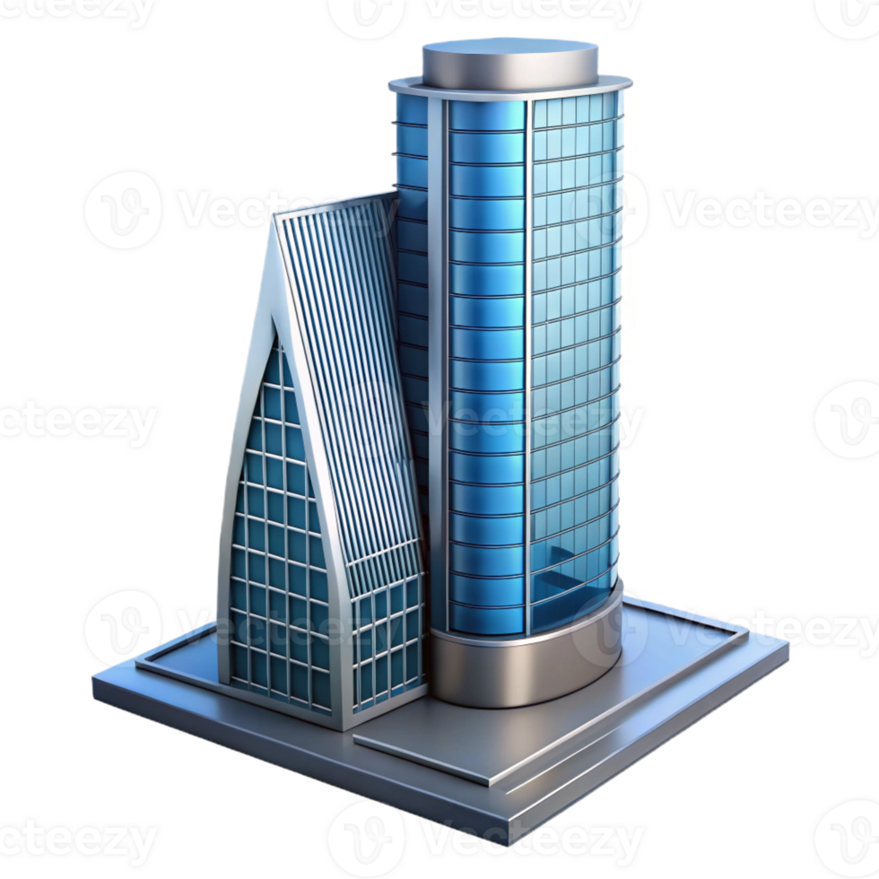 elegant rustic Modern skyscraper, sleek glass and steel design, minimalist aesthetic, urban setting, contemporary architecture high quality png