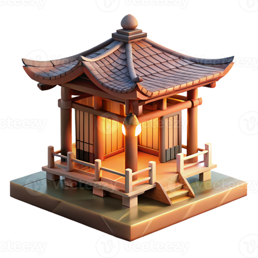 impressive minimalist Japanese tea house, traditional wooden construction, serene garden setting, soft morning light, highly detailed, Japanese style professional png
