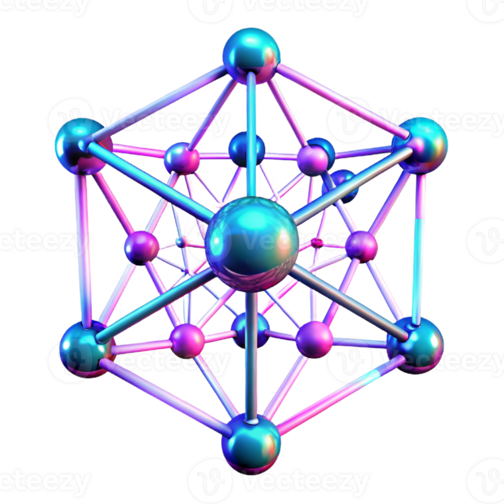 beautiful rustic A complex network of interconnected lines and nodes, pulsating with energy, with a bright, neon light and a futuristic, technological style high quality png