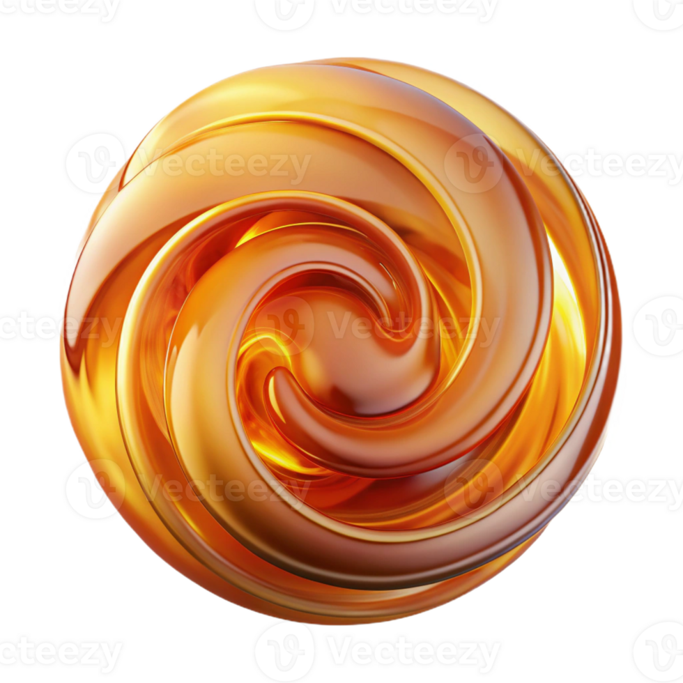 magnificent modern A swirling vortex of liquid light, in a spectrum of warm hues, with a radiant, glowing style detailed png