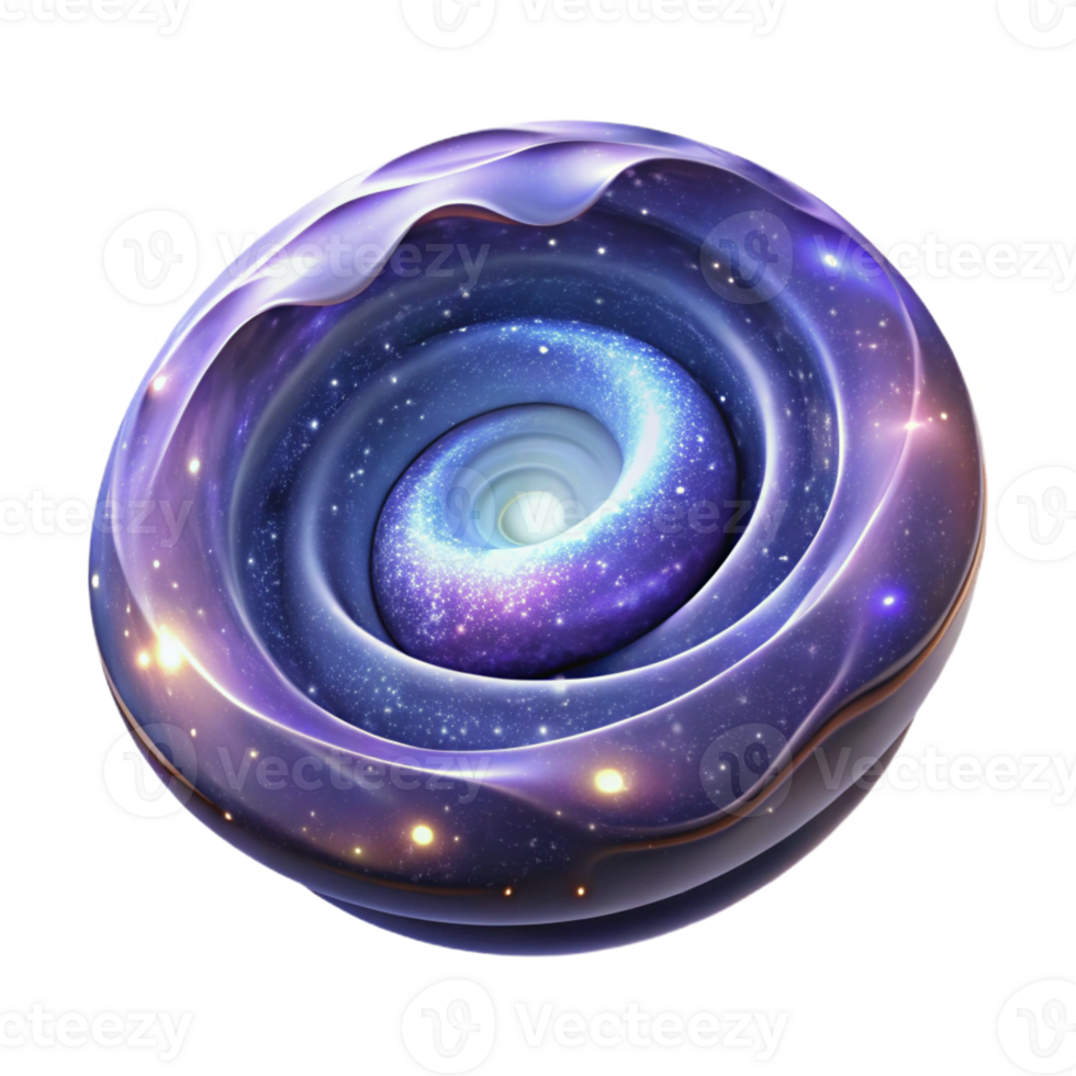 elegant artistic A swirling vortex of cosmic dust and gas, illuminated by distant stars, with a majestic, astronomical style detailed png