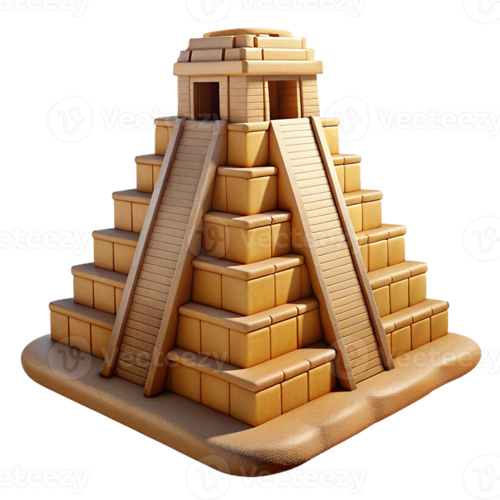 serene creative A colossal ziggurat temple made of sandstone blocks, harsh desert sunlight, ancient Mesopotamian style professional png