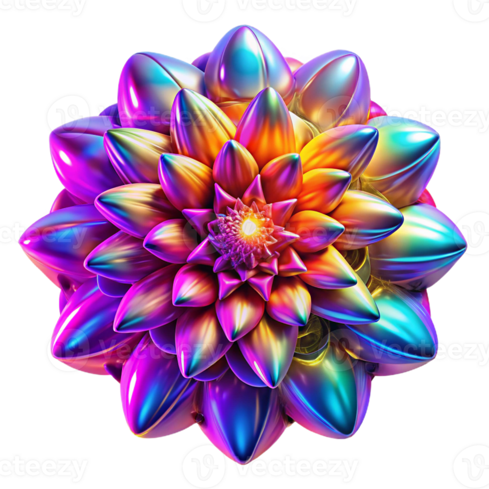 stunning vintage A chaotic explosion of fractal patterns in vibrant neon hues, illuminated by pulsating, strobe-like light, in a psychedelic, glitch art style exclusive png