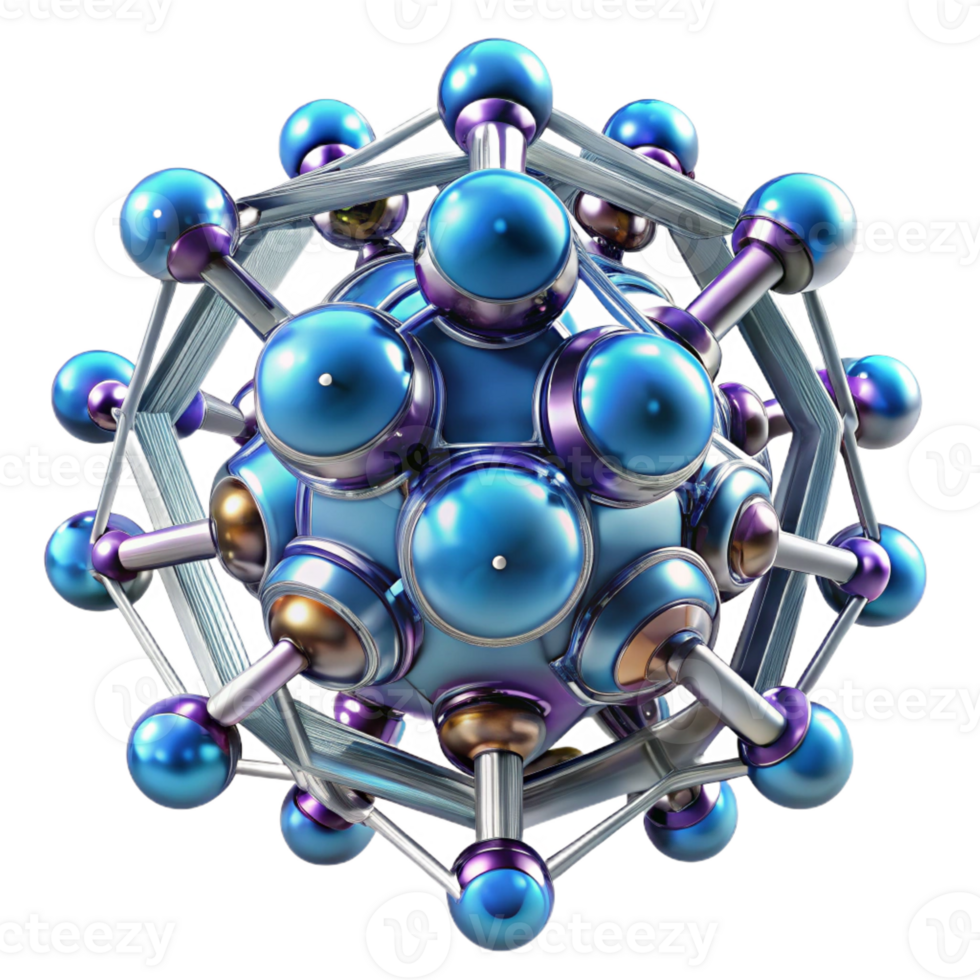 stunning artistic A swarm of nanobots assembling themselves into a complex geometric shape, bright, dynamic lighting, abstract style authentic png