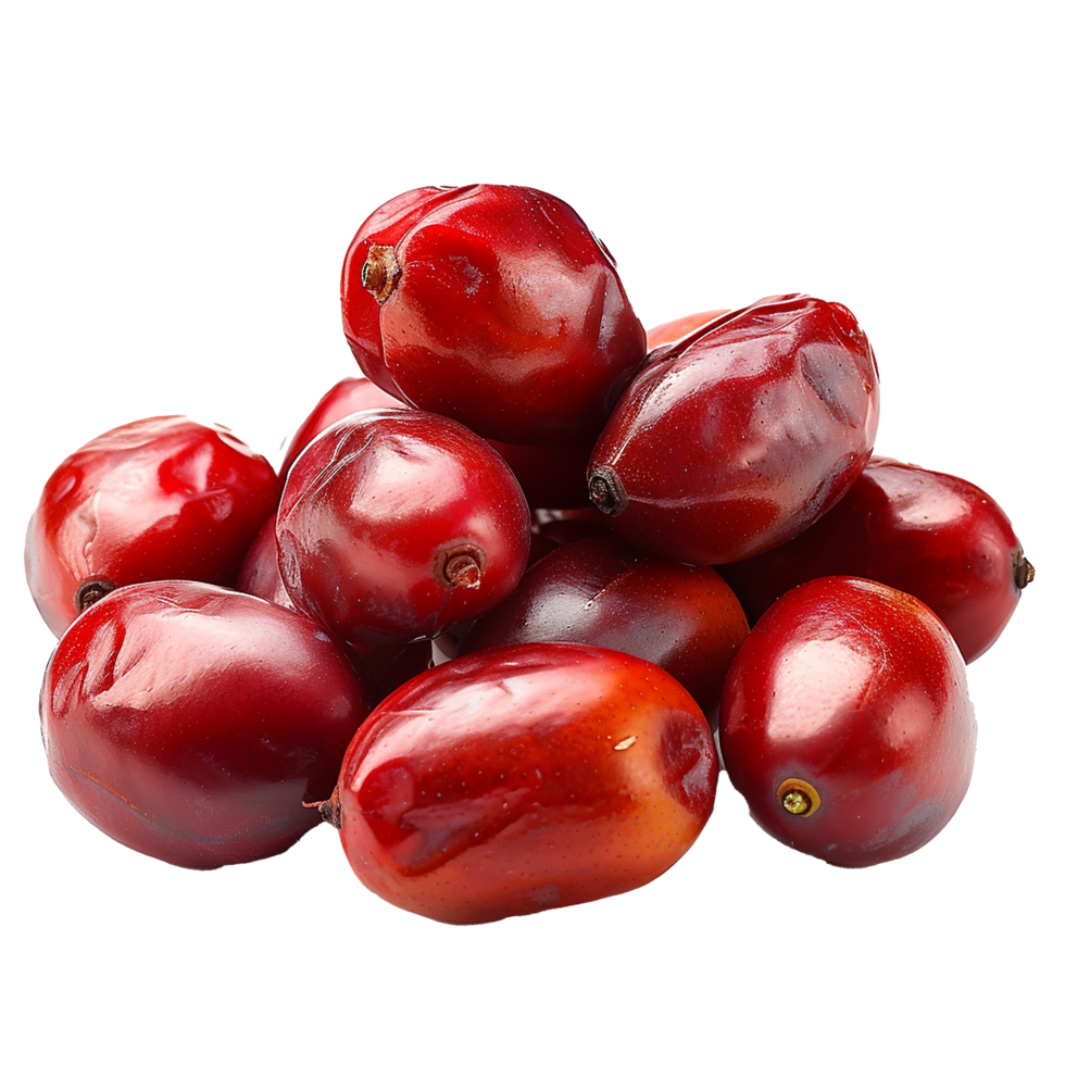 Red dates fruit pile healthy snack sweet food png
