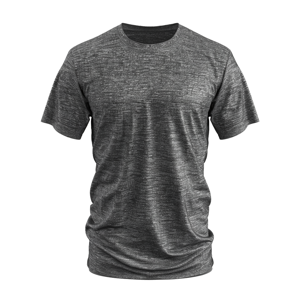 HighQuality Charcoal Grey Heather TShirt Mockup for Apparel Designs png
