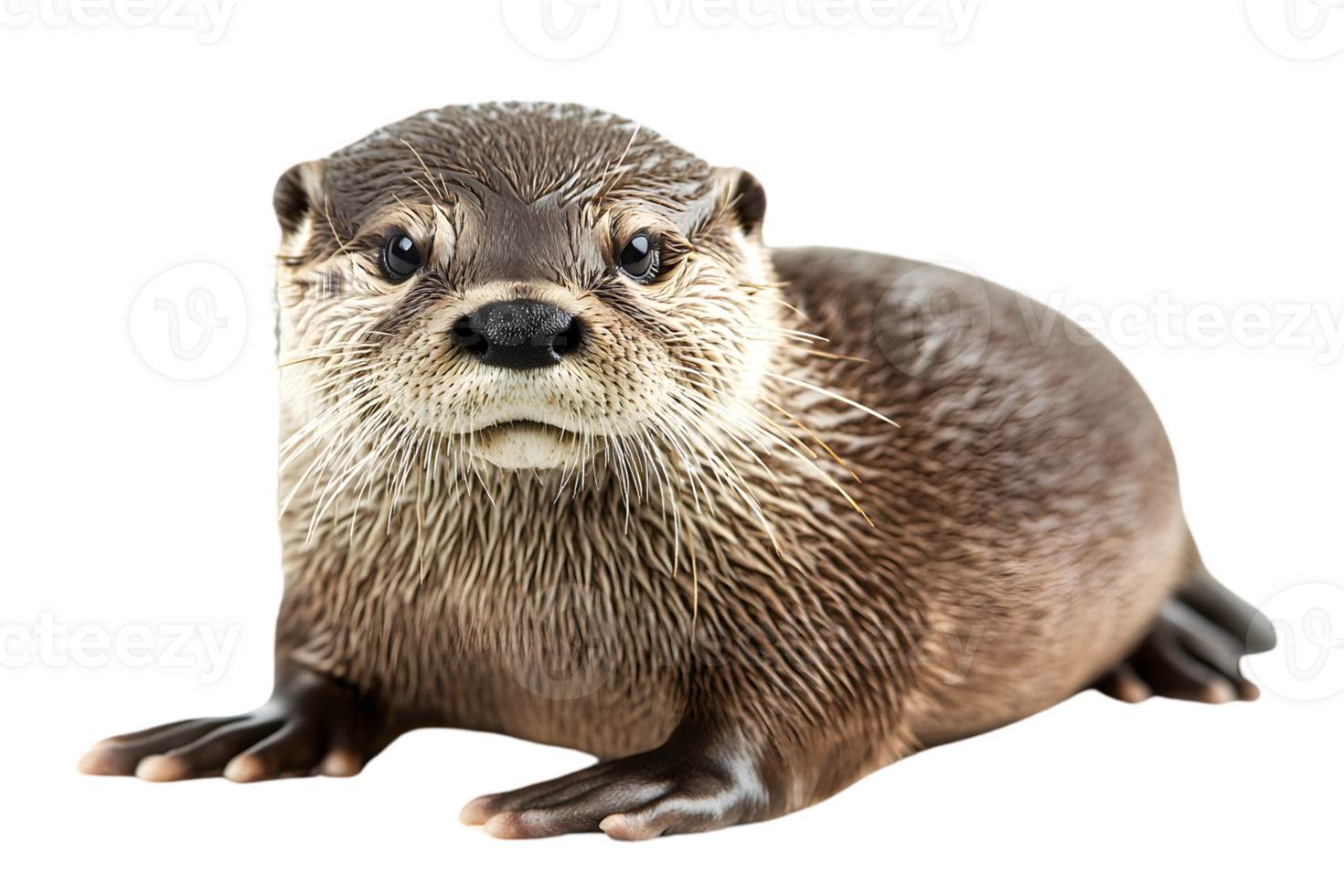 Close-Up Portrait Of A Baby Otter png