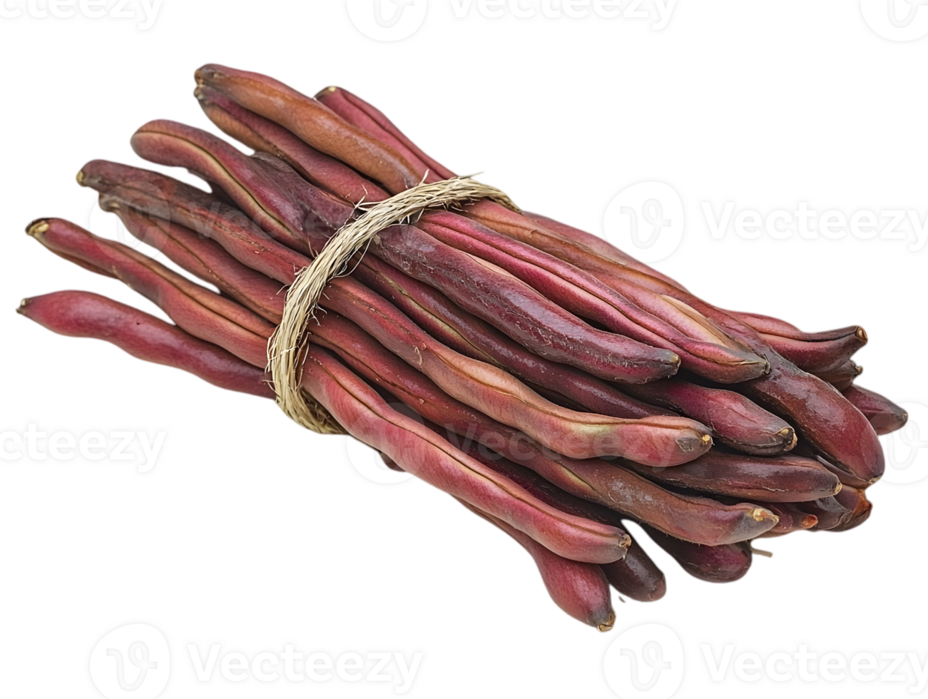 Bundle Of Dried Purple Beans png