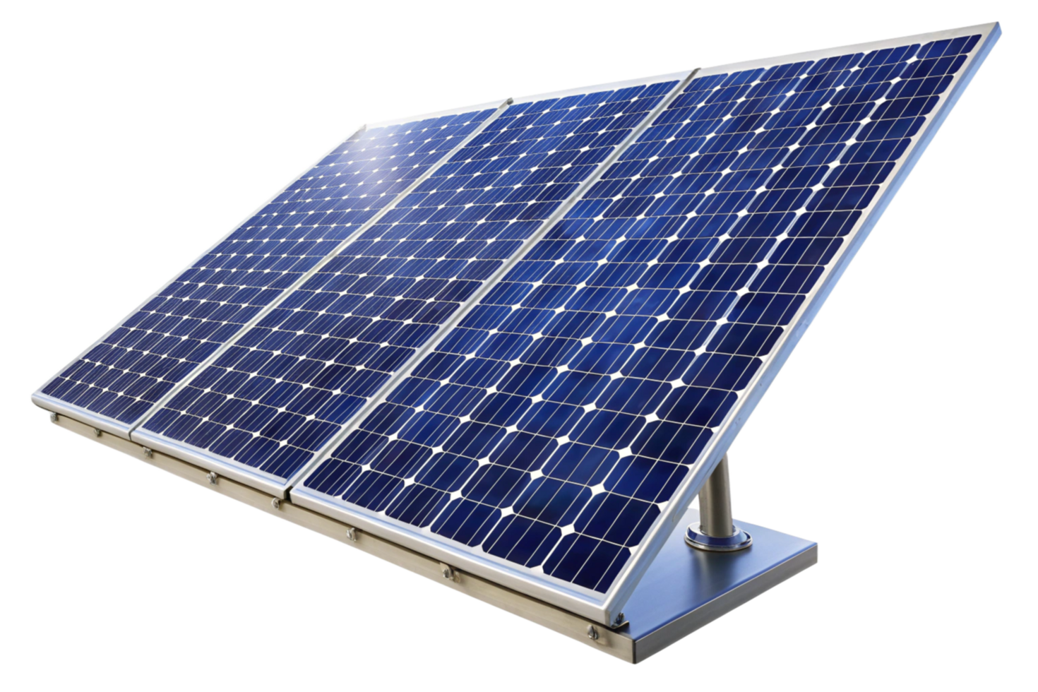 Highefficiency solar panel array for sustainable energy generation png