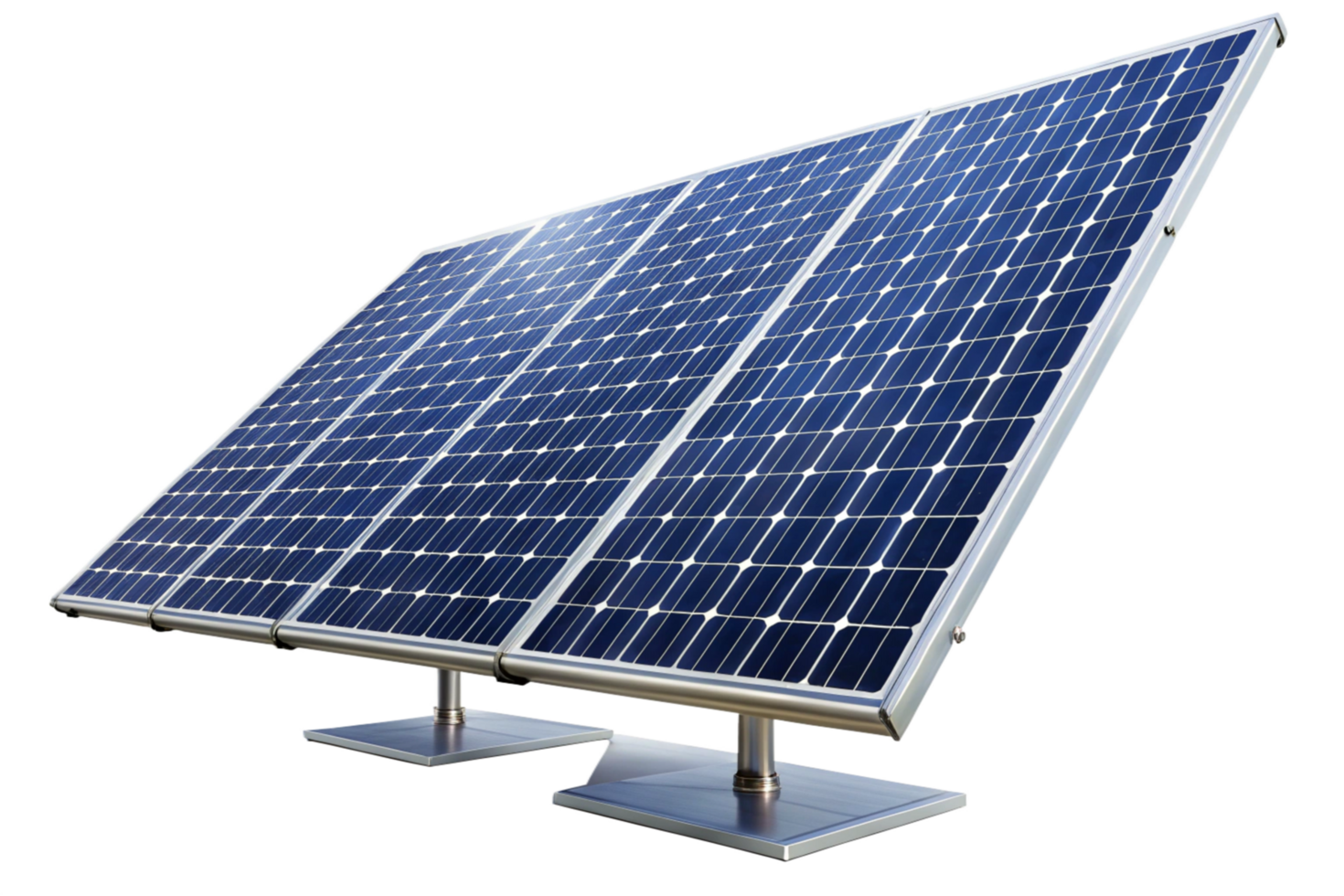 Highefficiency Solar Panel Array for Renewable Energy Generation png