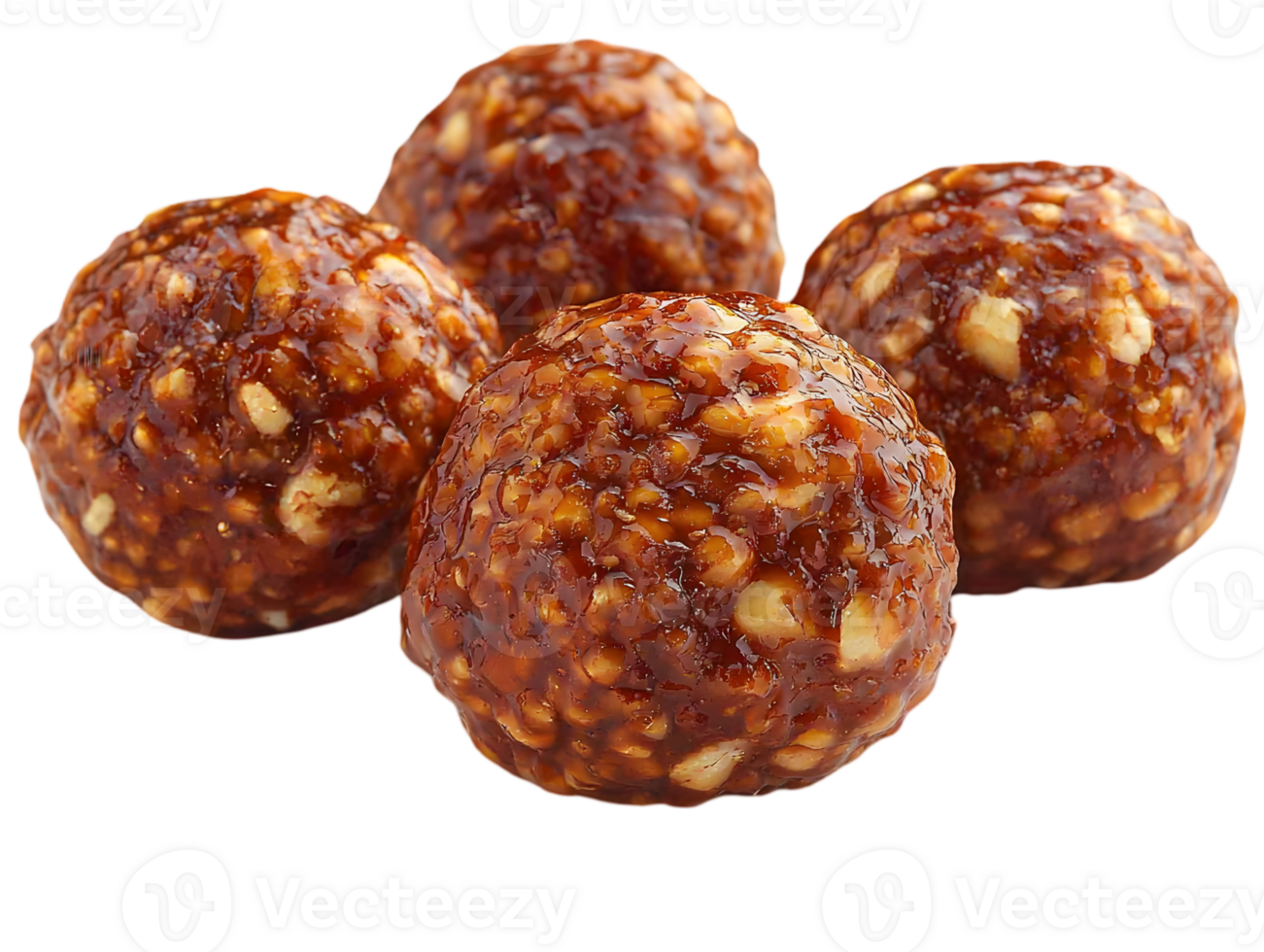 Closeup View Of Brown Sweet Balls png