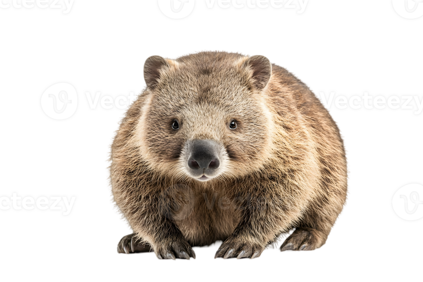 Cute Isolated Possum Portrait png