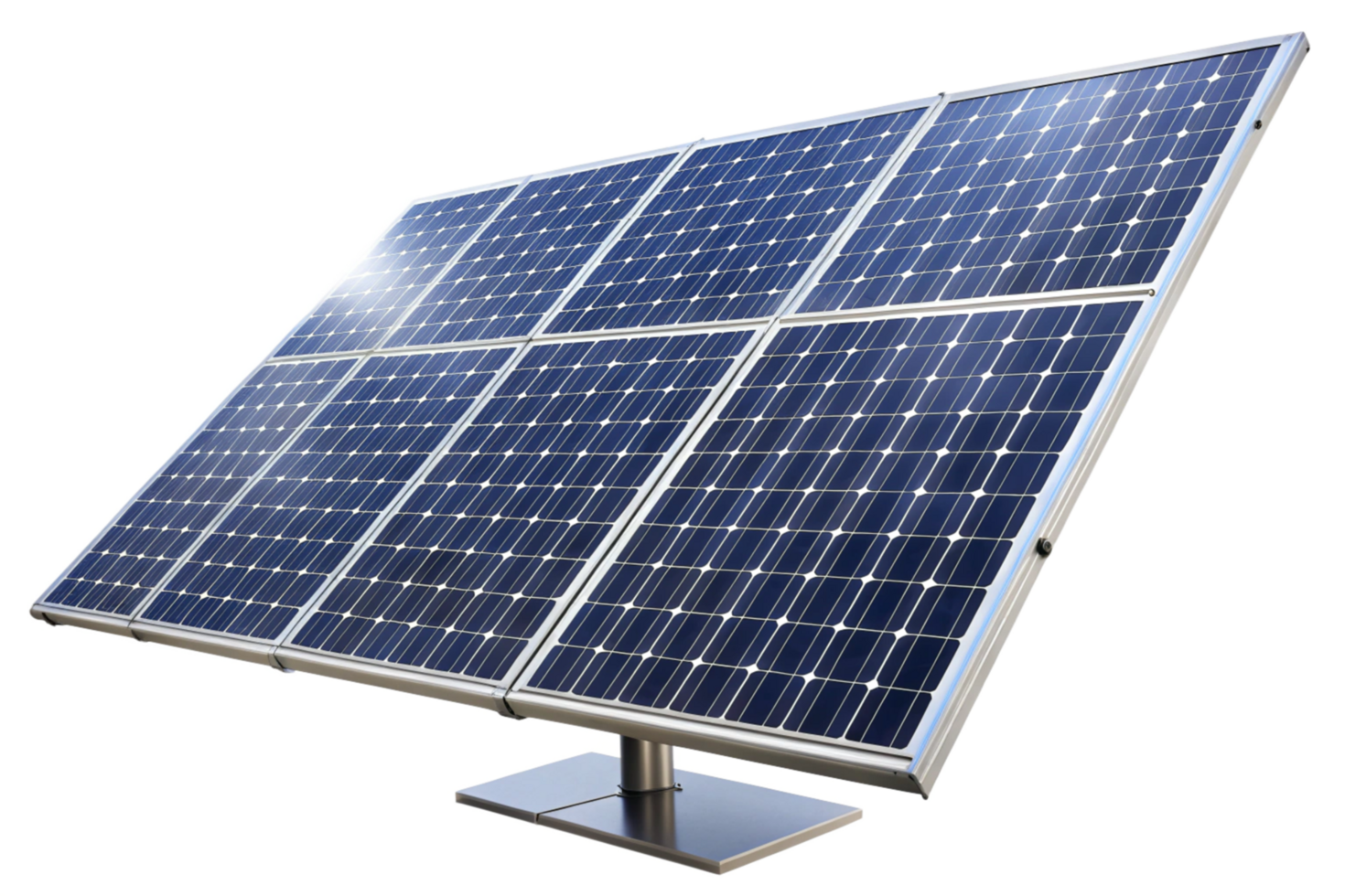 Highefficiency Solar Panel Array for Energy Generation png