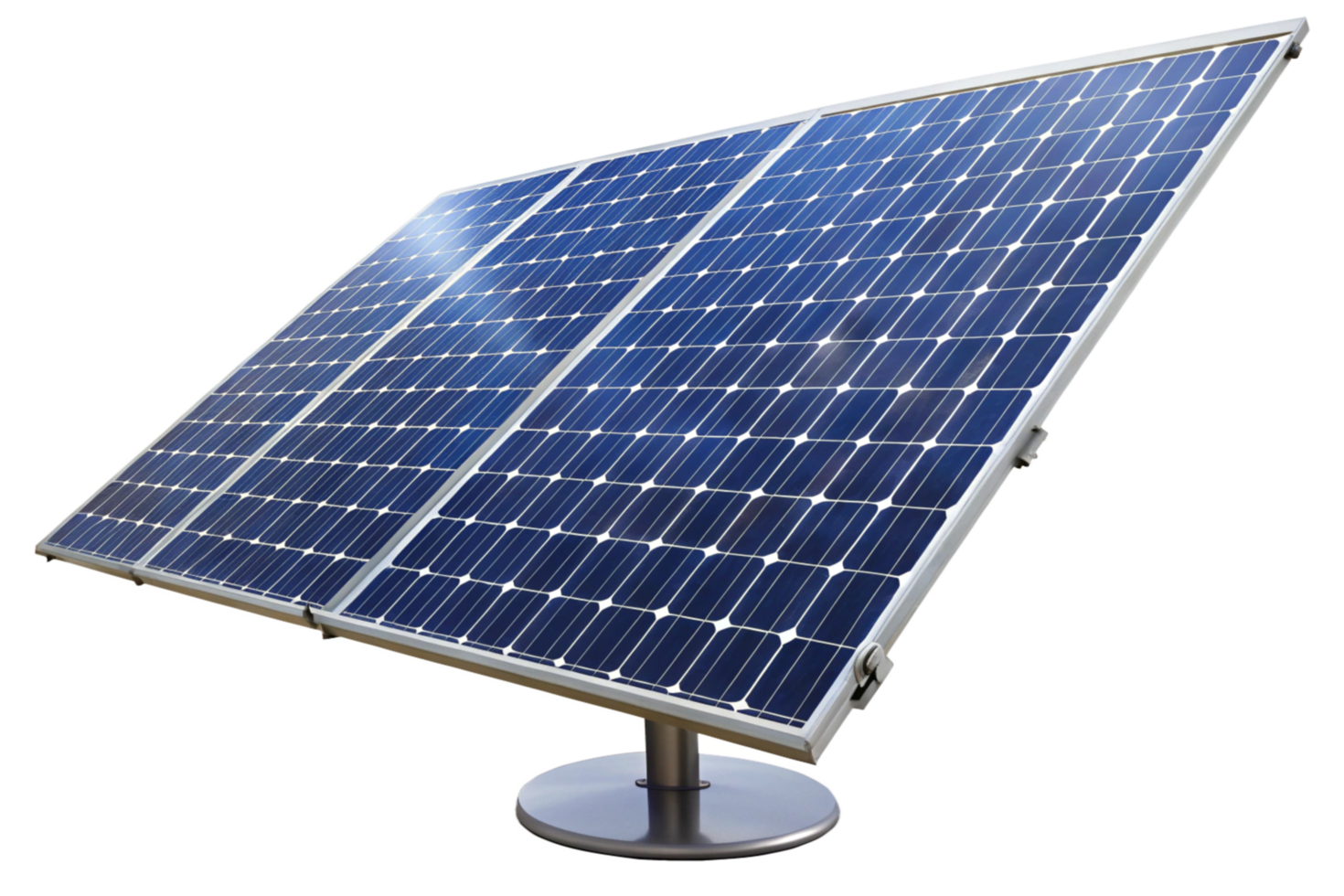 Highefficiency solar panel array generating clean energy for sustainable living png