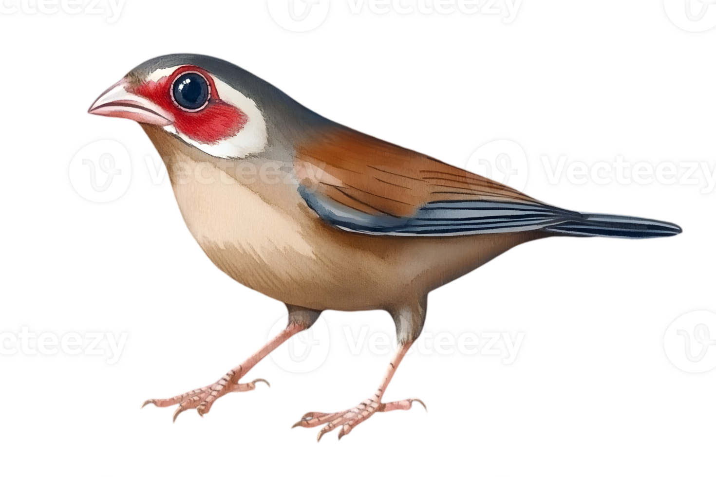 Detailed Illustration Of A Small Bird png