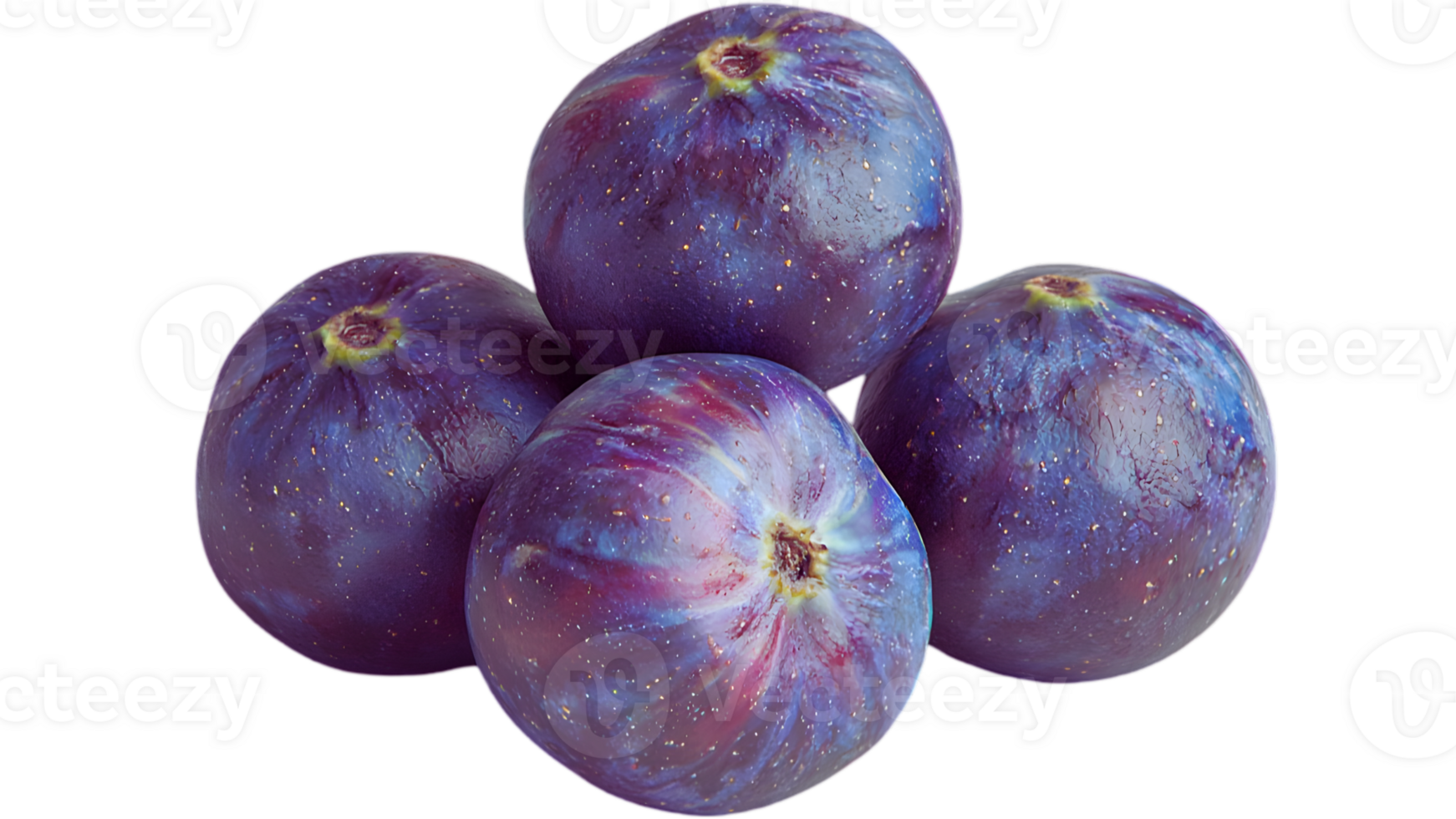 Group Of Purple Figs With Glitter Effect png